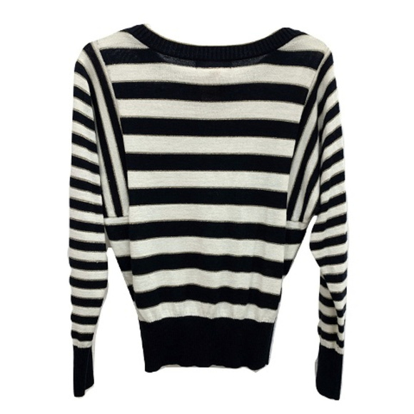Ellen Tracy Dolman Sleeve Striped Sweater - Picture 2 of 2